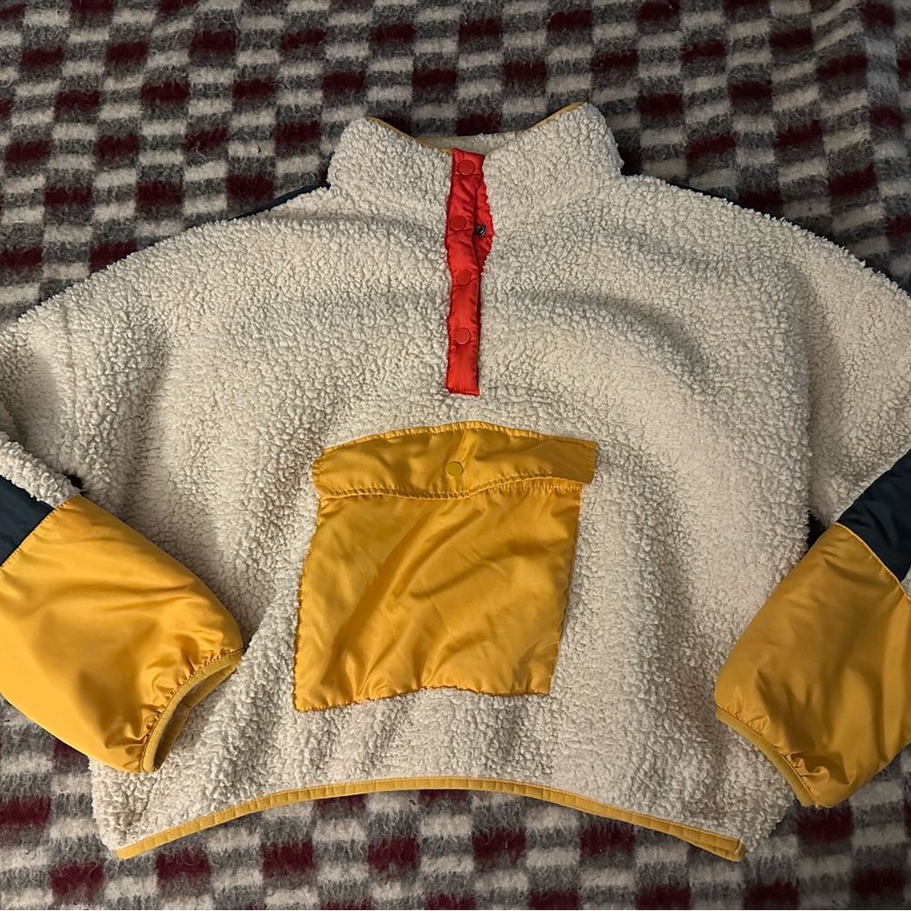 THE GREAT + eddie bower fleece pullover